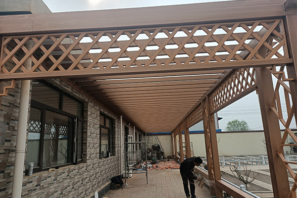 天津市薊州區(qū)白澗鎮(zhèn)西三百戶(hù)村鋼結(jié)構(gòu)仿木紋漆施工項(xiàng)目